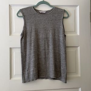 Grey Everlane The Linen Muscle Tank - Sz M
